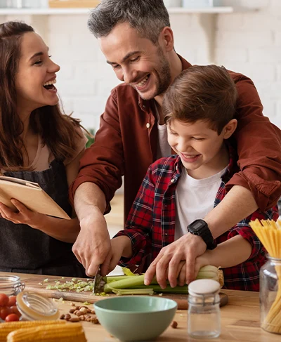 Family cooking Family cooking